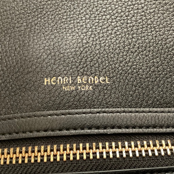 Henri Bendel Soho Black Pebble Leather Backpack main image 5